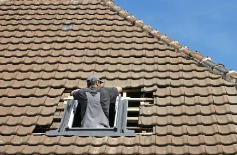 Pose de velux - L'Estréchure
